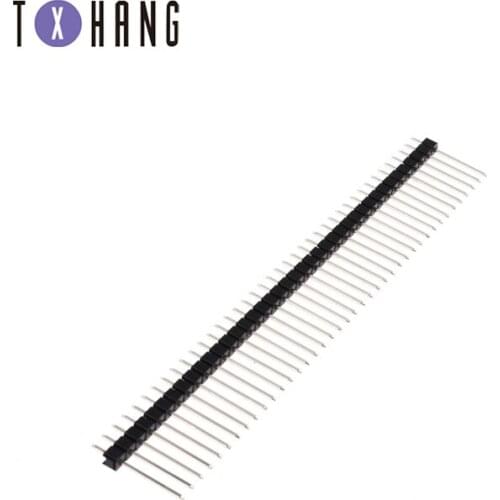 10/100PCS 40Pin 20MM Header 2.0mm Pitch 40 Long Pin Single Stackable Shield Male diy electronics