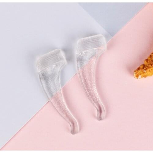 10 Pairs Unisex Transparent Anti Slip Glasses Ear Hooks Silicone Eyeglasses Grip Tip Holder Eye Glasses Eyeswear Accessories