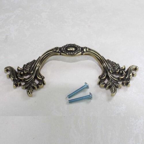 64mm bronze creative vintage furniture handles antique brass drawer cabinet pull 2.5" vintage bronze dresser cupboard handle