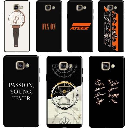 KPOP ATEEZ Logo For Samsung J3 J5 J7 J1 2016 2017 J4 J6 A3 A5 A7 A9 A6 A8 Plus J8 J2 Core 2018 Phone Case