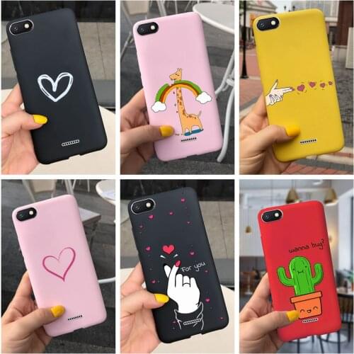 For Xiaomi Redmi 6A A6 Case Cover Soft Candy Cartoon Tpu Silicon Pattern Case For Funda Redmi6A Xiomi Redmi 6A A6 6 A Cases Capa
