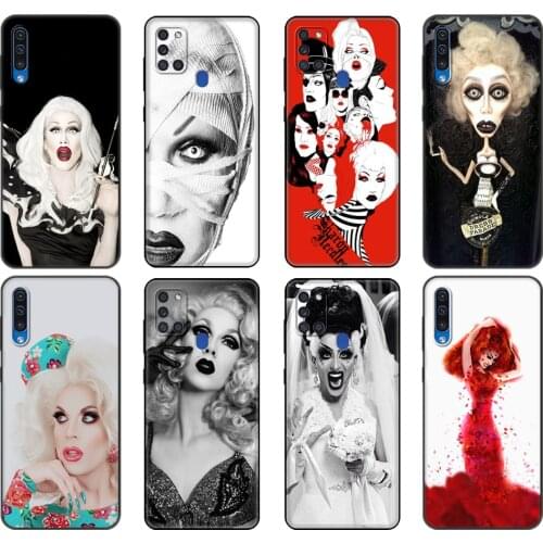 Black tpu Case For Samsung Galaxy A50 50S A30S A10 A11 A21S A31 A41 A51 A71 M21 M30S S10 LITE Cover RuPauls Drag Race Fashion