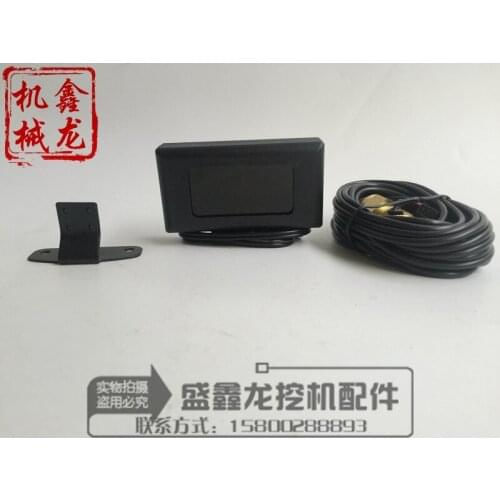 LCD color display universal excavator accessories electronic water temperature display temperature sensor watchband