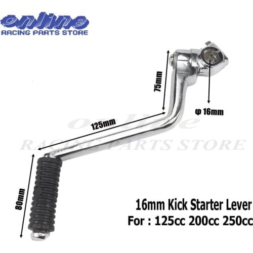 Motorcycle Engine Kick Lever Starter Lever 16mm For 150cc 200cc 250cc PIT PRO Trail Dirt Bike