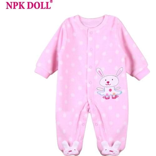 NPKDOLL Handmade Doll Reborn Conjoined fit 20"-22" Reborn Baby Dolls Clothes For BeBe Reborn 0-3 month newborn baby clothes