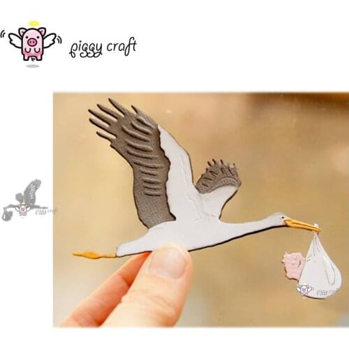 Craft metal cutting dies cut die mold Stork baby decoration Scrapbook paper craft knife mould blade punch stencils dies