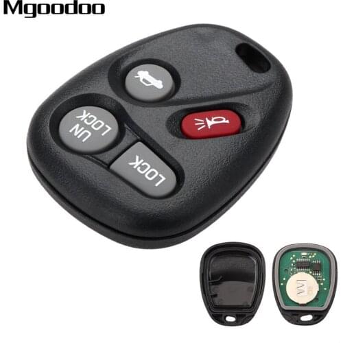 Mgoodoo 315MHZ 4 Button Keyless Entry Car Remote Key Fob ABO1502T For Buick Cadillac Chevrolet Malibu GMC Sierra Sonoma Pontiac