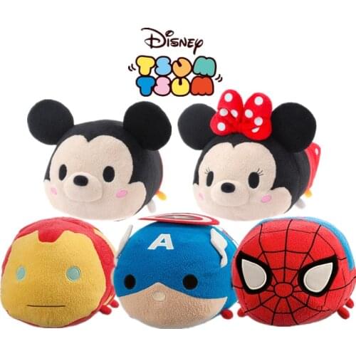Disney Tsum Cartoon Character Mickey Mouse Minne Stitch Extra Large Decoration Soft Stuffed Plush Cute Pillow Doll for Kids Gift
