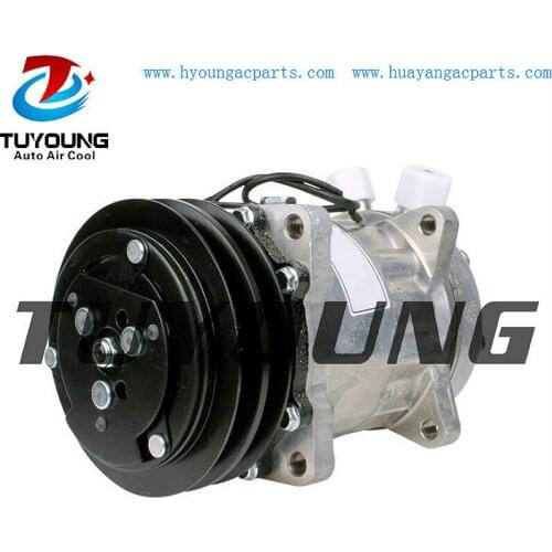 New For Auto AC Compressor 132MM 2PK 12V for Car Sanden SD7H15 7863 7867 8024 8031 8062 4663 4779 6036 6067 8104 8258 Cool Pump