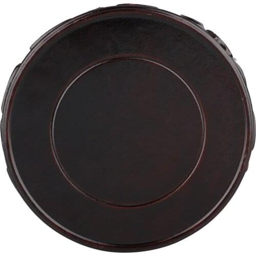 Flower Display Holder 8-24cm 2.5 Cm High For Home Mahogany Wooden Tray