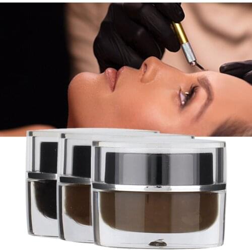 Professional Natural Plant Makeup Eyebrow Ink Eye Tattoo Pigment Longlasting Permanent Makeup Ink Body Art Tattoo Pigment 10g
