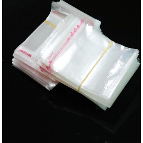 Wholesale Mini Good Quality Transparent Clear Self Adhesive Seal Plastic Bag Size 5*7cm 1000pcs Per Lot , Plastic Packaging Bag