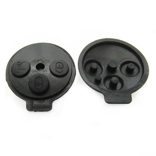 10/20/50 PCS 3 Buttons Rubber Pad for Benz Smart Remote Key shell Pad