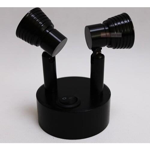 Charging style LED Spotlight charging lamp counter display lamp jewelry counter bedroom study light creative fun black SD70