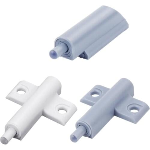 Rubber Head Push Latch Heavy Duty Push to Open Cabinet Latch Push to Close Quiet Buffer Catch for Drawer Cupboard Cabinet