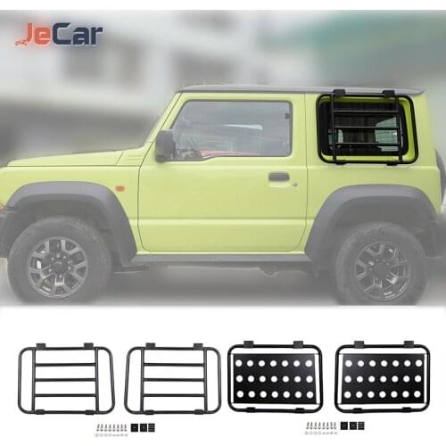 Aluminum Alloy Rear Window Glass Armor Decoration Cover For Suzuki Jimny 2019-2021 Car Exterior Accessories