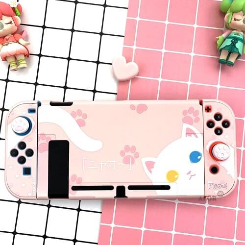 Protective Case Colorful Cute PC Hard Cover Back Shell for Nintendo Switch NS Games Console Joy Con Accessories Dropshipping