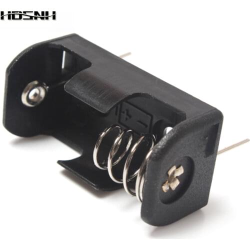 1/2AA Battery Box ER14250 Battery Holder 14250 Single Battery With PCB Pin For Soldering Connecting