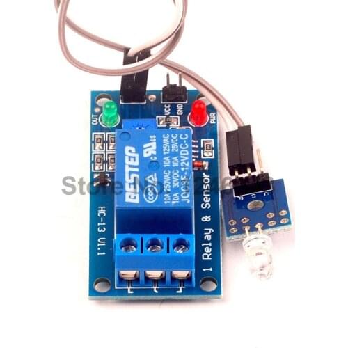 1PCS DC 12V 1 Channel Light Detection Photosensitive Diode Sensor Relay Module