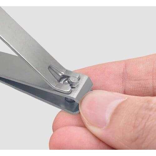 1 Pcs Straight Mouth Steel Nail Manicure Pedicure Trimmer For Nail Cutter Nippers Care Cuticle F7G2