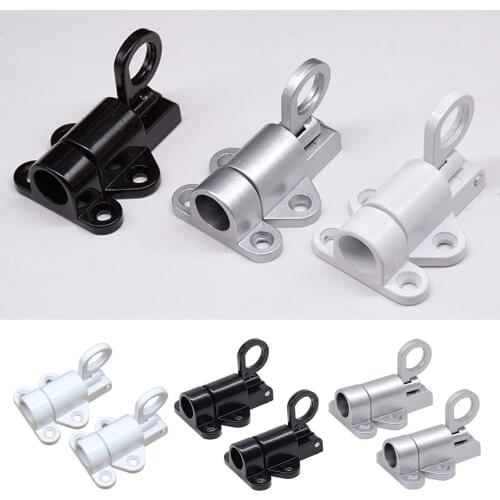 2-Pack Window Cabinet Pull Spring Load Automatic Door Latch Lock