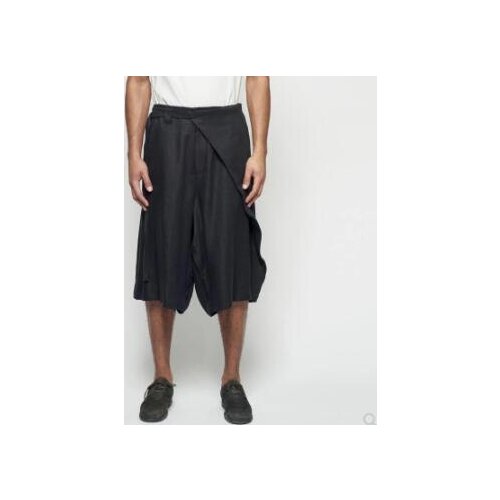 27-45 Customizable NEW mens clothing GD fashion hair stylist flax asymmetrical stage show seven pants plus size singer costumes