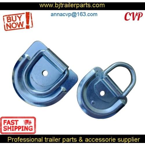 CVP Cargo Tie-down Anchors Steel D Rope Deck Lashing Ring Bolt on Trailer Truck Bike UTV RV Parts Camper Caravan Accessories