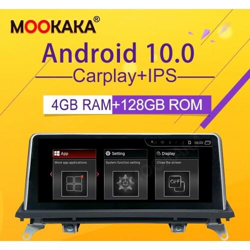 IPS Android 10.0 8+128G Car GPS Navigation For BMW X5 X6 E70 E71 2007-2010 Radio Multimedia Stereo Recoder Head Unit DSP Carplay