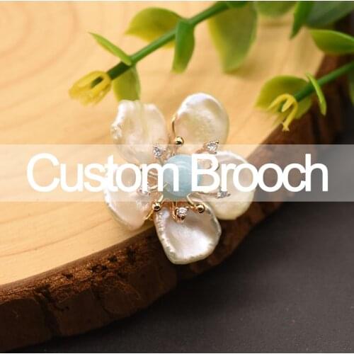 Glseevo Handmade Custom Brooch For Women Lovers Engagement Wedding Gifts For Friends Pins Designer Jewelry Personalizado Broszka