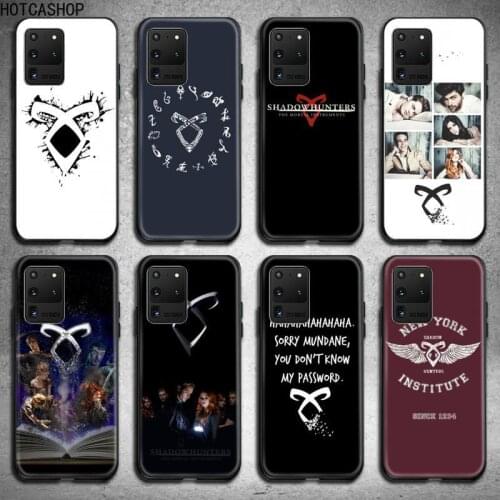 TV Series Shadowhunters Phone Case for Samsung S20 plus Ultra S6 S7 edge S8 S9 plus S10 5G lite 2020