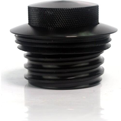 Black CNC Aluminum Motorcycle POP-UP Screw-In Flush Mount Fuel Tank Gas Cap For Harley Dyna 96-17 Softail XL883