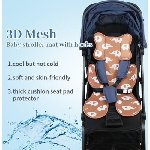 Baby Summer Cool Pad Stroller Kid Seat Accessories Breathable 3D Cushion Mat Newborn Infant Travel Car Pram Chair Mattress