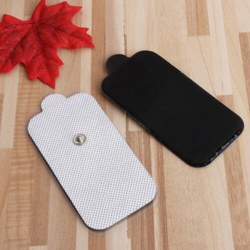2pcs 9x5cm Large Electrode Pads Reusable For Tens Machines Therapy Massager Unit 667D