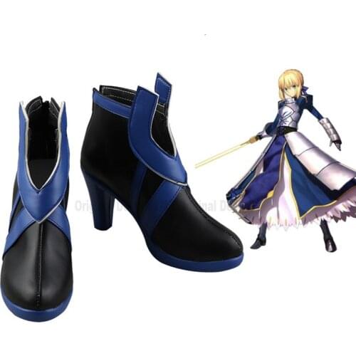 FGO Fate Grand Order Arturia Pendragon Saber Alter Cosplay Shoes Boots Halloween Carnival Party Cosplay Costume Accessories