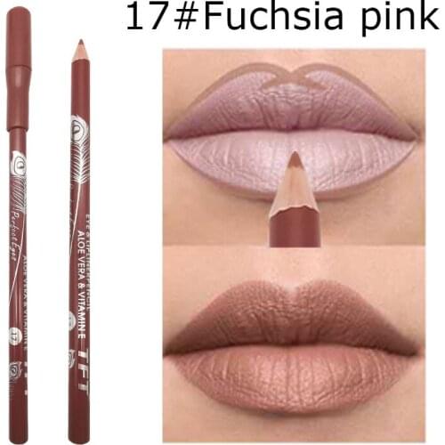 9 Colors Cosmetic Lipstick Pencil Lip Liner Pen Matte Velvet Waterproof Easy Color Contour Makeup Lipsticks Longlasting TSLM2
