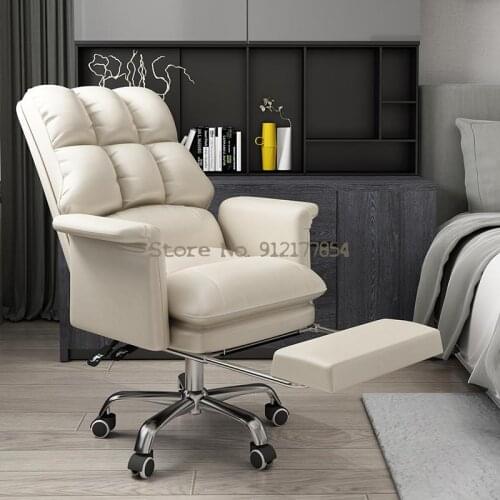 Computer Chair Home Office Chair Backrest Lift Swivel Chair Dormitory Gaming Sofa Seat Comfortable Sedentary Boss Chair