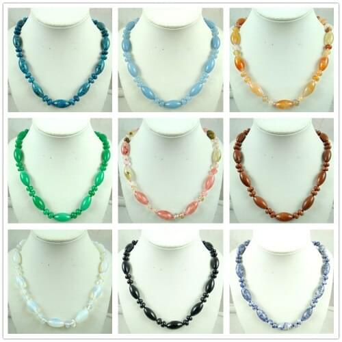 Natural stone Quartz Crystal Turquoises tiger eye lapis Opal pendant for diy Jewelry making necklace Accessories