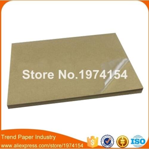 Hot new special 25 sheets self adhesive a4 blank transparent / clear PET label sticker sheets for laser printer 210x297mm