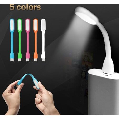 Mini USB LED Book Light Reading Light Flexible USB Lamp Desk Table Lamps for PC Notebook Power Bank Child Student Reading Lamp