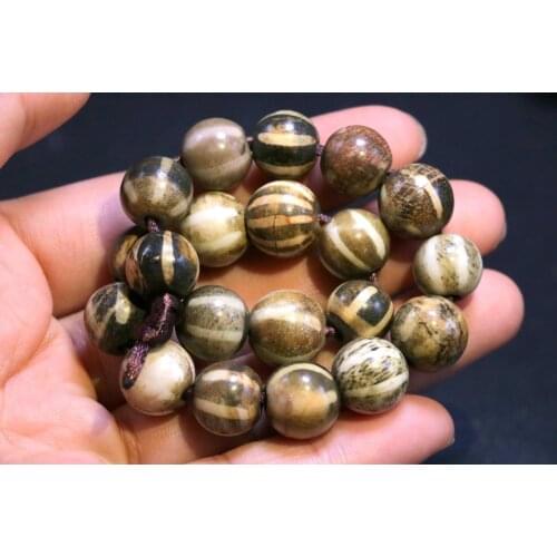 Set of 20p Magic Tibetan Old Lines Totem dZi Bead Amulet