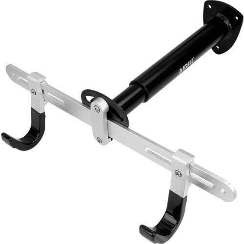 Bicycle Wall Mount Alum. Alloy 50KGS Capacity Rustic Free Rack Tilting Depth Width Adjust W/ Stainless Expansion Bolts