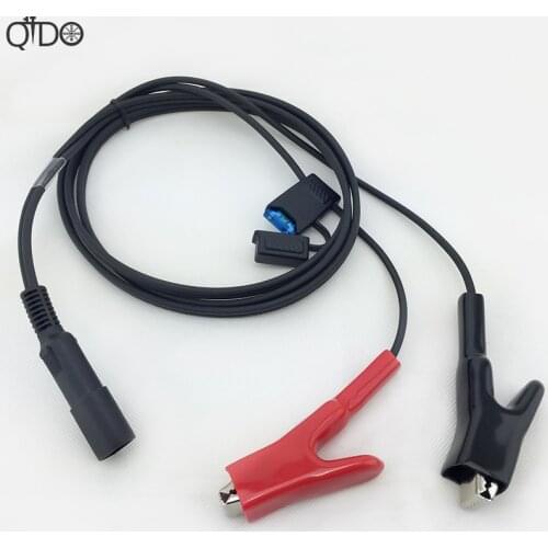 New A00400 Power Cable with Alligator clip to Female SAE 2-PIN connecotr For TOPCON SOKKIA Trimble Leica GPS-PDL