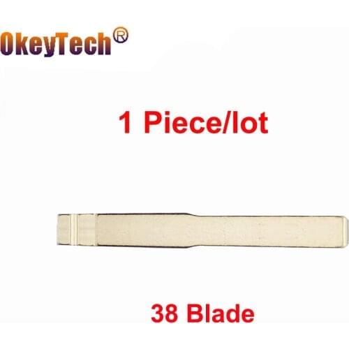 OkeyTech 38 Car Key Blade For Ford Focus Mondeo CMAX FIESTA GALAX KD Keydiy Replacement Folding Flip Remote Uncut Blank Blade