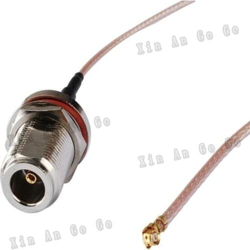 Wholesale 10pcs RF connector N female to IPEX UFL RG178 Pigtail Cable 30CM fast shipping
