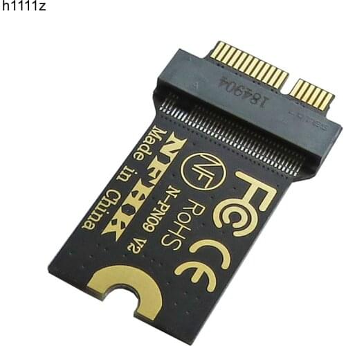 M.2 WiFi Adapter Connector A KEY A+E KEY 2230 M.2 WiFi Wireless Converter Riser Card Adapter for 2013-2017 Macbook Air WiFi Card