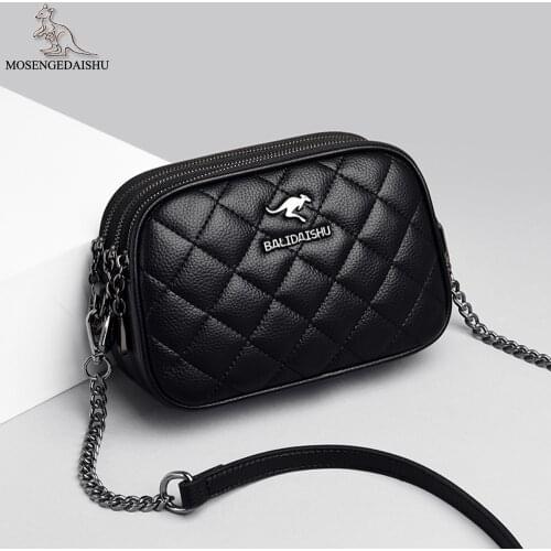 Letter Designer Ladies Shoulder Bag Plaid Pattern Design Women Messenger Bags High Quality PU Leather Womens Mobile Phone Bag