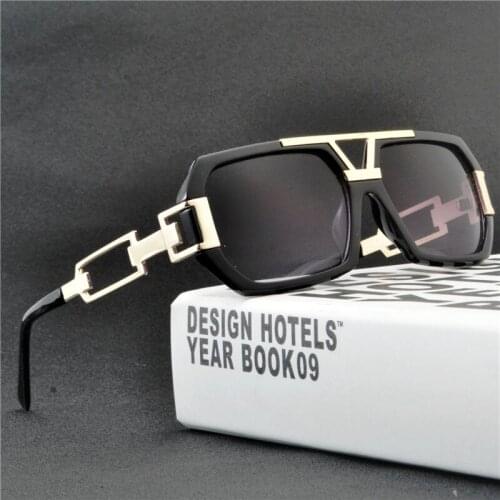 Oversized Futuristic Sunglasses Women Large Square Sunglasses Men Transparent Frame Retro cool black Sun Glasses Female Male NX