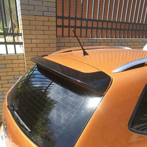 For Volkswagen Polo 2011-2015 Hatchback ABS Plastic Material Car Rear Wing Spoiler