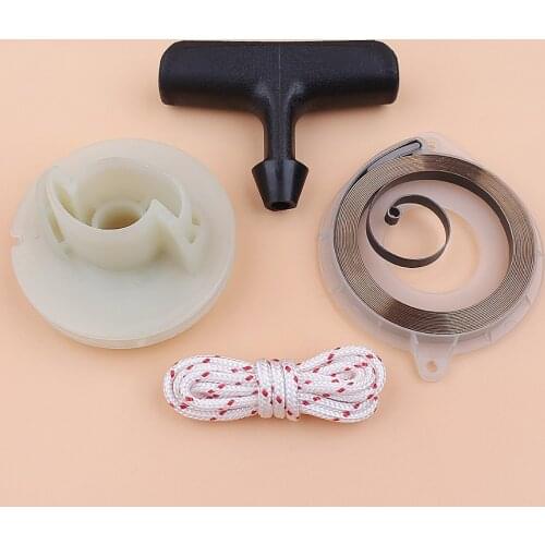 Recoil Starter Pulley Spring Repair Kit Fit Husqvarna 435 Chainsaw Chain Saws Parts # 504 59 71-01, 540 05 75-02