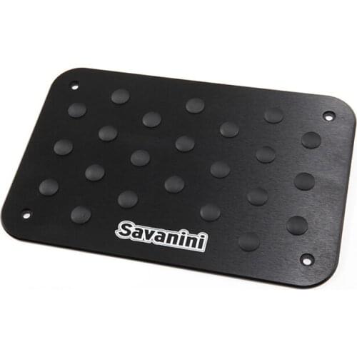Universal Car Aluminum alloy Non-slip Environmental Rubber Carpet pedal Floor Mat car accessories styling